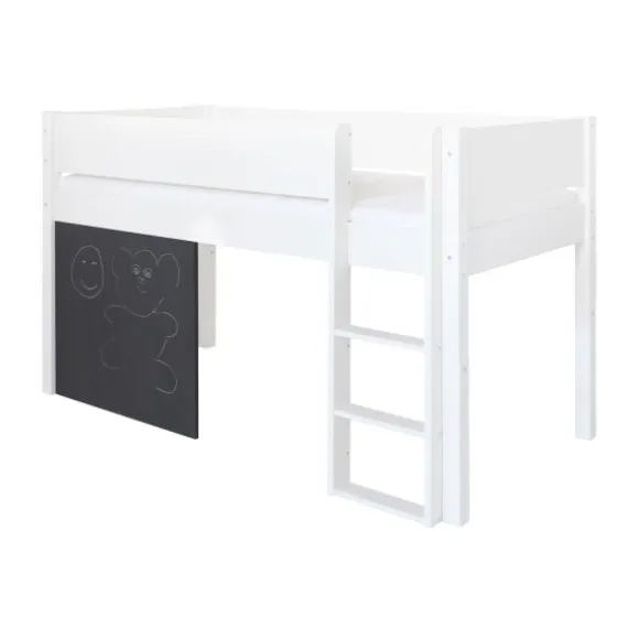 Manis-h Combinatie Halfhoogslaper Met Lattenbodem - DEA - 90x200 cm