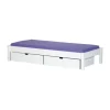 Manis-h Combinatiebed Met Lattenbodem En 2 Lades - ULL - 90x160 cm