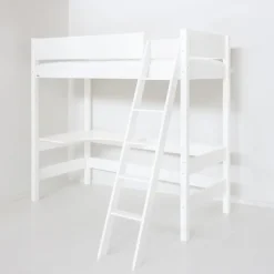 Manis-h GRETE Combi Hoogslaper Met Schuine Ladder - 90 x 160 cm