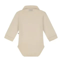 Mats & Merthe Lasse Romper met Lange Mouwen - 6 Mnd - Taupe