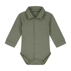 Mats & Merthe Noah Romper met Lange Mouwen - Moss - 1 Mnd