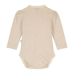 Mats & Merthe Nova Basic Lace Body - Mt. 50/56 - Long Sleeve - Buttermilk Taupe