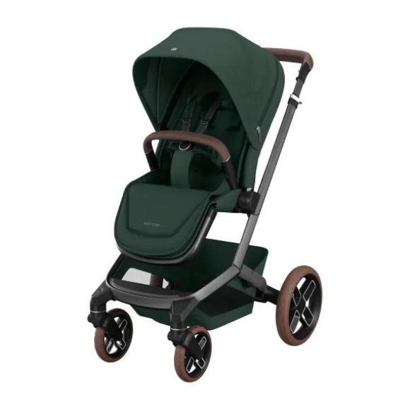 Maxi-Cosi Fame Kinderwagen 4-in-1 - Twillic Truffle | Maxi-Cosi Pebble 360 Pro 2 Autostoeltje | FamilyFix 360 Pro