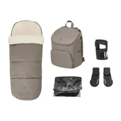 Maxi-Cosi Oxford+ Kinderwagen 3-in-1 - Twillic Graphite | Pebble 360 Pro 2 Autostoeltje | Autostoel Adapters