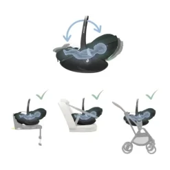 Maxi-Cosi Pebble 360 Pro 2 Autostoeltje - Twillic Graphite