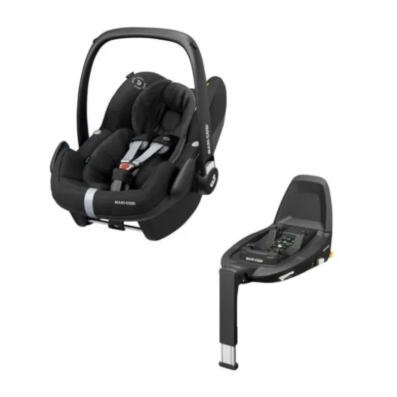 Maxi-Cosi Pebble Pro i-Size Baby Autostoeltje Essential Black | Maxi-Cosi FamilyFix3
