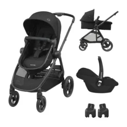 Maxi-Cosi Zelia 3 Kinderwagen Set 3-in-1 - Black