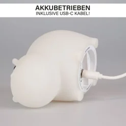 MegaLight Bad en nachtlamp oplaadbaar swimmy hippo 10,7 cm