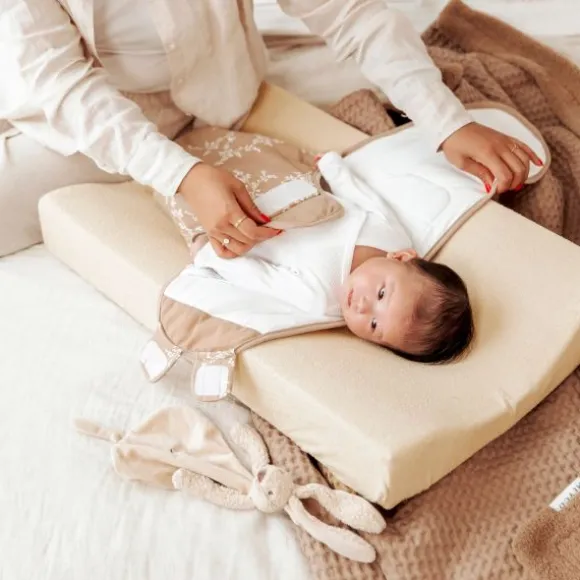 Meyco Aankleedkussenhoes Uni - 2 Stuks - Taupe