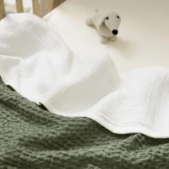 Meyco Baby hydrofiel ledikantlaken - Naturel - 100x150 cm