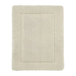 Meyco Baby Knots Boxkleed - 77 x 97 cm - Soft Sand