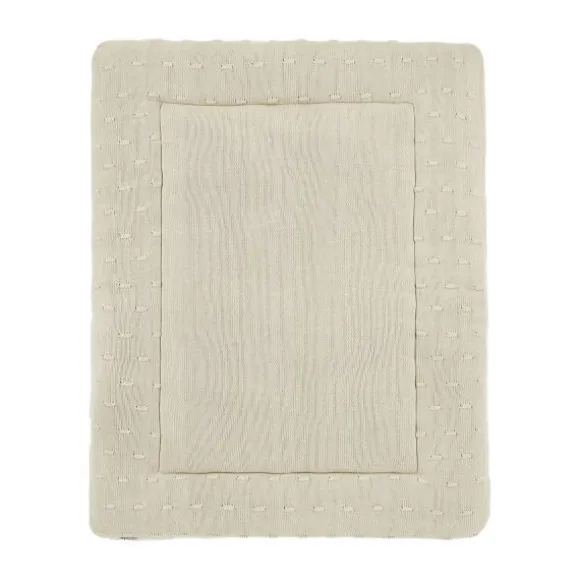 Meyco Baby Knots Boxkleed - 77 x 97 cm - Soft Sand