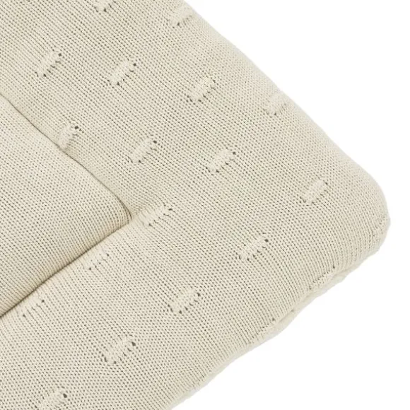 Meyco Baby Knots Boxkleed - 77 x 97 cm - Soft Sand