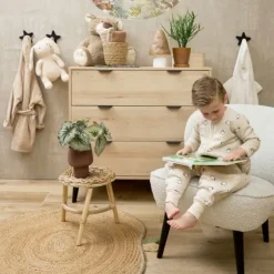 Meyco Baby Slaapzak Jumper Winter Penguin Soft Sand 104 cm