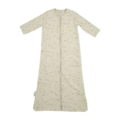 Meyco Baby Slaapzak Met Mouwen Rib Mini Spot - Sand Melange - 70 cm