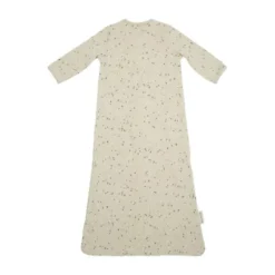 Meyco Baby Slaapzak Met Mouwen Rib Mini Spot - Sand Melange - 70 cm