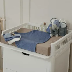 Meyco Baby Uni Pre-Washed Hydrofiele Doeken – 3 Stuks/70x70 cm - Offwhite/Soft Sand/Taupe