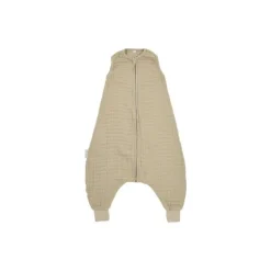 Meyco Baby Uni zomer Slaapoverall Jumper - 92 cm - Pre-Washed Hydrofiel - Soft Sand