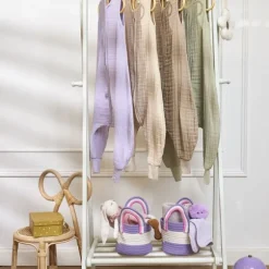 Meyco Baby Uni Zomer Slaapoverall Jumper - 104 cm - Pre-Washed Hydrofiel - Soft Olive