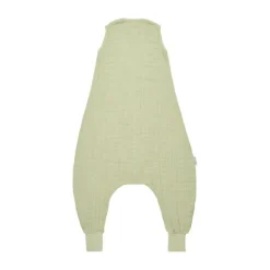 Meyco Baby Uni Zomer Slaapoverall Jumper - 80 cm - Pre-Washed Hydrofiel - Soft Olive