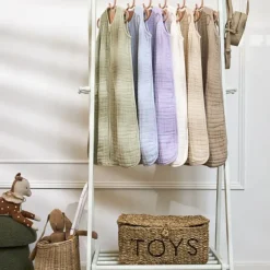 Meyco Baby Uni Zomerslaapzak - 90 cm - Pre-Washed Hydrofiel - Soft Sand