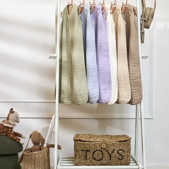 Meyco Baby Uni Zomerslaapzak - 70 cm - Pre-Washed Hydrofiel - Soft Sand