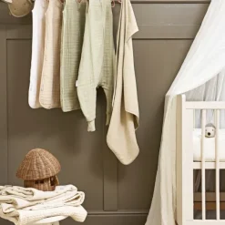 Meyco Baby Uni Zomerslaapzak - 110 cm - Pre-Washed Hydrofiel - Soft Sand