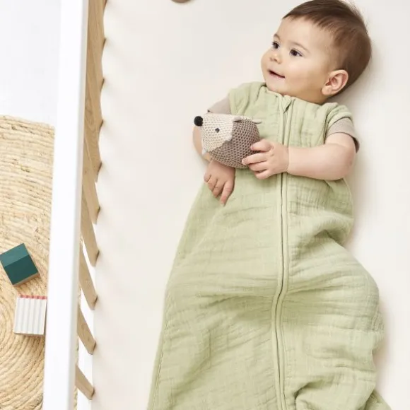 Meyco Baby Uni Zomerslaapzak - 110 cm - Pre-Washed Hydrofiel - Soft Sand