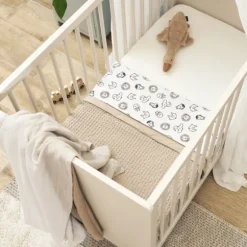 Meyco Baby Waffle Ledikantdeken - 100 x 150 cm - Sand