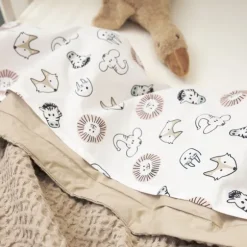 Meyco Baby Waffle Ledikantdeken - 100 x 150 cm - Sand