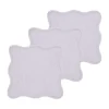 Meyco Baby Wavy Monddoekjes - 3 Stuks - 30 x 30 cm - Badstof - Soft Lavender