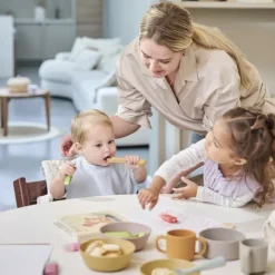 Meyco Baby Wavy Slab Met Klittenband - 2 Stuks - Badstof - Soft Lavender