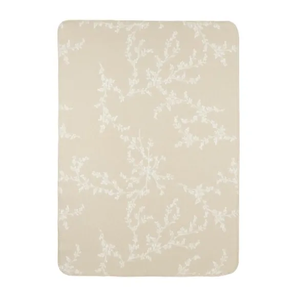 Meyco Branches Ledikantdeken - 100 x 150 cm - Sand