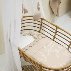 Meyco Branches Ledikantdeken - 100 x 150 cm - Sand