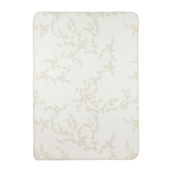 Meyco Branches Wiegdeken - 75 x 100 cm - Sand