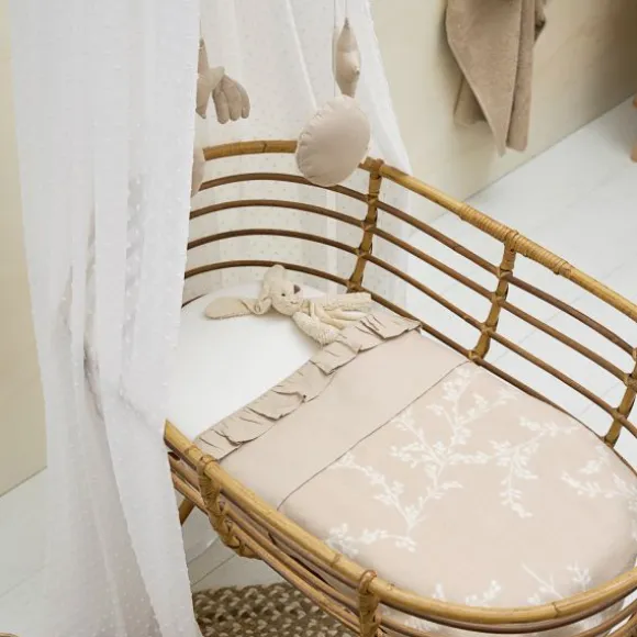 Meyco Branches Wiegdeken - 75 x 100 cm - Sand