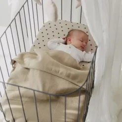 Meyco Deken Gebreid - Pure - 100 x 150 cm - Jacquard - Indigo