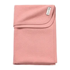 Meyco Deken Gebreid - Pure - 75 x 100 cm - Jacquard - Indigo