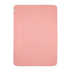 Meyco Gebreide Jacquard Flannel Deken - Pure - 100x150 cm - Pure Indigo