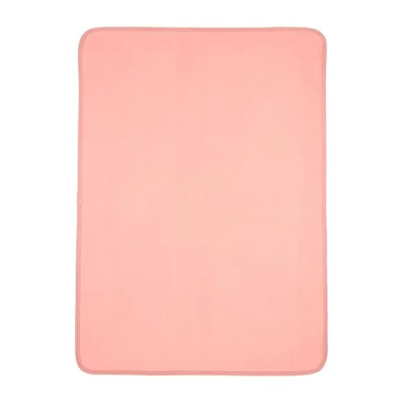 Meyco Gebreide Jacquard Flannel Deken - Pure - 100x150 cm - Pure Indigo