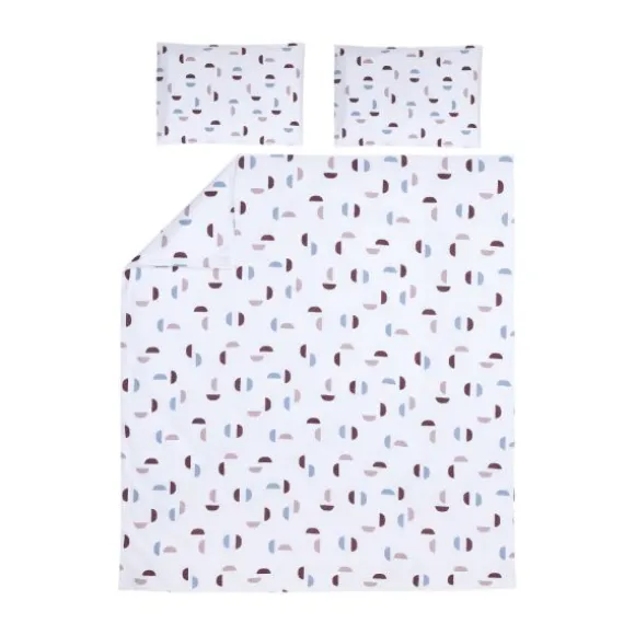 Meyco Home Dekbedovertrek Shapes Lilac 200 x 200 / 220 cm