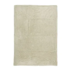 Meyco Knit Basic Fleece Ledikantdeken 100 x 150 cm Sand Melange