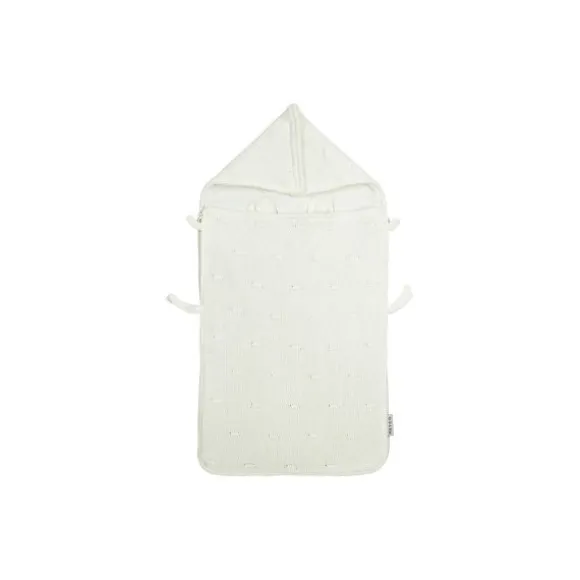 Meyco Knots Voetenzak - Offwhite