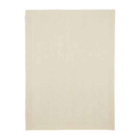 Meyco Ledikantdeken Knots - 100 x 150 cm - Soft Sand