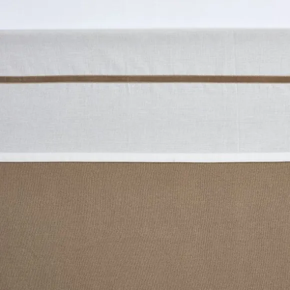 Meyco Ledikantlaken Wit Met Bies Wit 100 x 150 cm