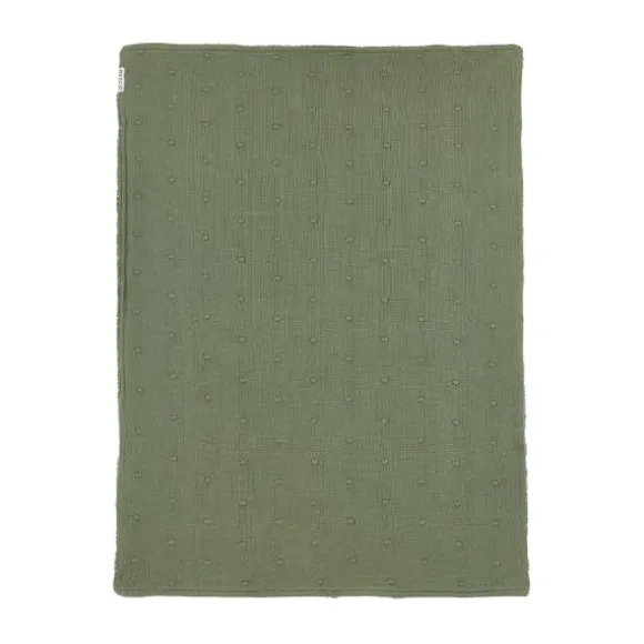 Meyco Mini Knots Fleece Ledikantdeken 100 x 150 cm Toffee