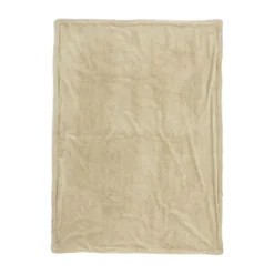 Meyco Mini Knots Fleece Ledikantdeken 100 x 150 cm Toffee