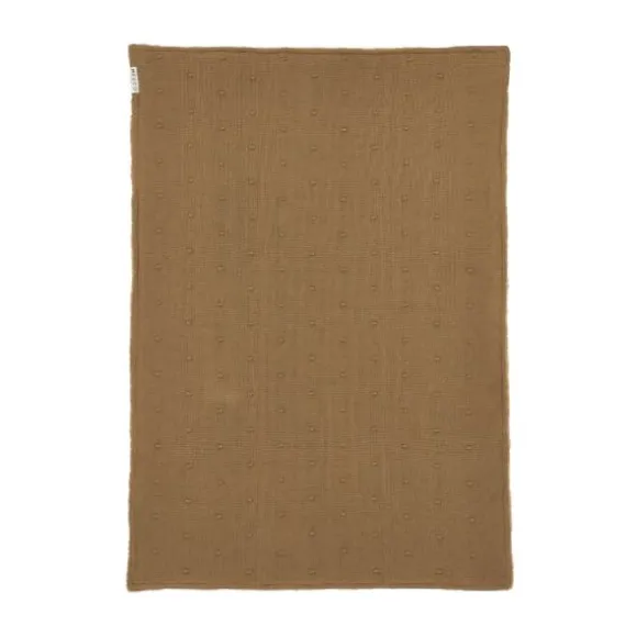 Meyco Mini Knots Fleece Ledikantdeken 100 x 150 cm Toffee