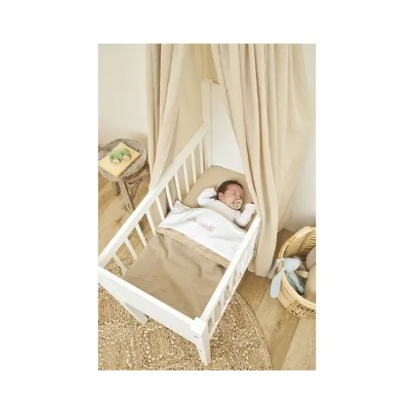 Meyco Mini Knots Fleece Wiegdeken 75 x 100 cm Soft Pink