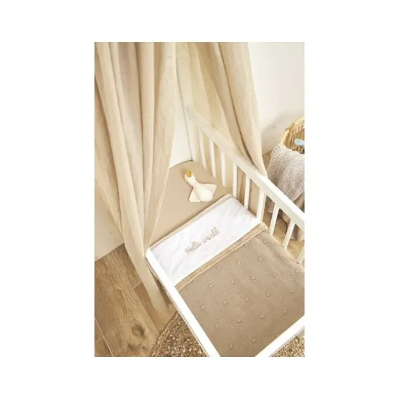 Meyco Mini Knots Fleece Wiegdeken 75 x 100 cm Soft Pink